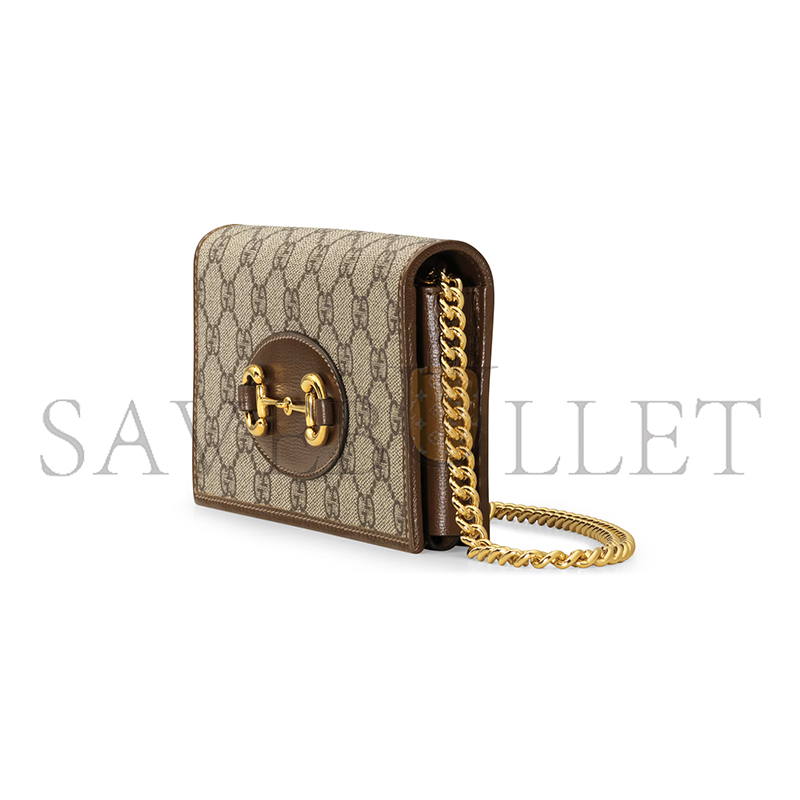 GUCCI HORSEBIT 1955 WALLET WITH CHAIN 621892 (21*19*2.5cm) GUCCI HORSEBIT 1955 WALLET WITH CHAIN 621892 (21*19*2.5cm)